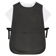 防水背心圍裙, 1個, 炭灰色