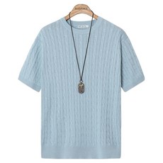 BLUEFORCE 男士Tidelo涼感針織基本款圓領短袖T恤