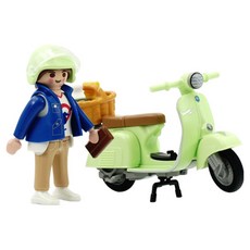 Playmobil 摩比人 Vespa 150 Sprint Veloce 1969 模型 淺綠色 71621, 1個