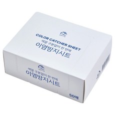 살림의기술 이염방지시트 세탁티슈, 50개입, 1개