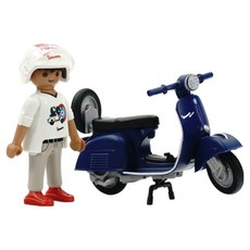 Playmobil 摩比人 Vespa 150 Sprint Veloce 1969 公仔 藍色 71622, 1個
