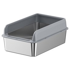 REDPUPPY 智慧不鏽鋼貓砂盆, 1個, 混色