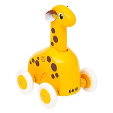 美國 BRIO Push & Go 長頸鹿玩具 30229, 1個, 混合顏色