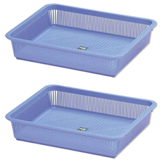 GIMI 吉米 大雅籃 39.2 x 31 x 8cm 顏色隨機 收納籃 置物籃 整理籃, 2個