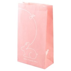 兔子方形紙袋 中, 1入, 100個