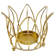 Laventia 蓮花燭光燭台, 金色