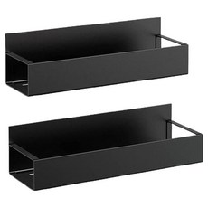 Celliving 多用途冰箱洗衣機磁吸置物架 2件組, 1套, 黑色