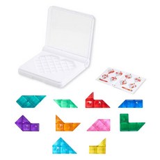 Kes.B 益智桌遊 愛心拼圖, 1個, 混合顏色