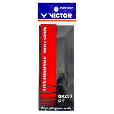 빅터 흡수성 얇은 오버그립 GR233, C Black, 1개