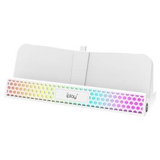 HOHOO PS5 Portal 充電座 RGB燈光 充電支架, 單一商品, 白色, 1個