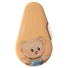 델리 버터베어 누사인 슬라이딩 수정테이프 5mm x 12m, 옐로우, 1개