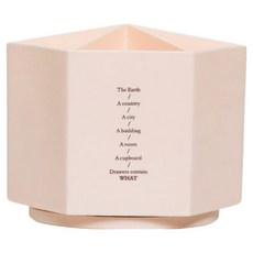 모나홈 고급형 6칸 대용량 360도 회전연필꽂이, 베이비핑크, 1개