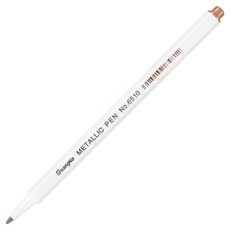 J&K 菜單書寫必備品 亮光金屬筆 淺棕色, 4個