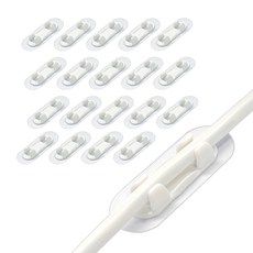 Jyulhome 電線整理夾, 20個, 白色