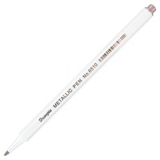 J&K 菜單書寫必備品 亮光金屬筆 深棕色, 4個