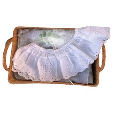 Uvely 女童腰部鬆緊小熊蕾絲層次裙