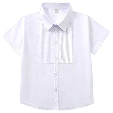 Uvely 兒童條紋基本款襯衫