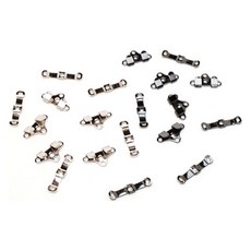 동대문단추왕 바지 치마 후크 마이깡 2단 걸고리 니켈 10p + 흑니켈 10p 세트, 니켈, 흑니켈, 1개