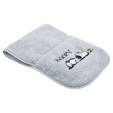 MORINO 摩力諾 SNOOPY史努比超細纖維口袋型運動巾, 銀灰色, 1條