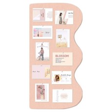 SOME'S MINE 黑板備忘板佈告欄 B粉紅色, 毛氈