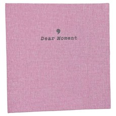 머니풀 린넨 포카 폴라로이드 앨범 12.5cm, MF 핑크, 25매