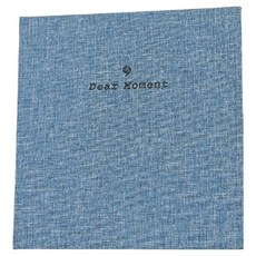 머니풀 린넨 포카 폴라로이드 앨범 12.5cm, MF 블루, 25매