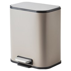 HANSSEM 經典腳踏式垃圾桶, 灰褐色