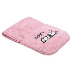 MORINO 摩力諾 SNOOPY史努比超細纖維口袋型運動巾, 莓粉色, 1條