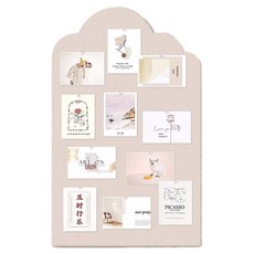 썸즈마인 칠판 메모 보드 게시판 A아이보리, 펠트