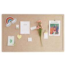 Thumbsmine 備忘錄板 佈告欄 純米色, 毛氈