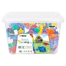 Morphun Junior 綜合 600 積木 604p, 1個, 混合顏色