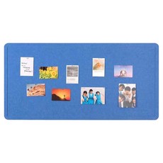 썸즈마인 備忘板 佈告欄 藍色, 毛氈