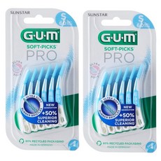 SUNSTAR 三詩達 G.U.M Soft-Picks Pro 牙間刷, 0.8mm, 2個, 60入