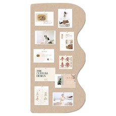 Thumbsmine 黑板 留言板 佈告欄 B米色, 毛氈