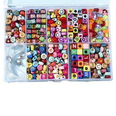 馬奎斯笑臉手鍊掛繩鑰匙圈製作手工藝材料套組, 1套, 混色