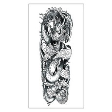 gelluna 男士長袖DIY紋身刺青貼紙, 1個, T-60