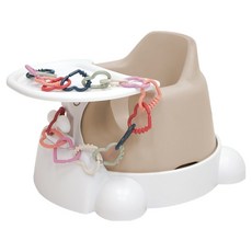 jellymom 幼兒用Jumbo座椅 + 托盤 + 推車 + 愛心環掛飾4件組, 琥珀米色