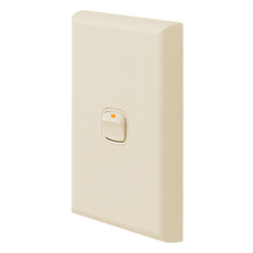 Legrand 羅格朗 Excel簡約1格開關 米色, 1個