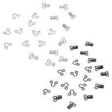 동대문단추왕 바지 치마 후크 걸고리 소 니켈 2종 x 5p + 흑니켈 2종 x 5p 세트, 니켈 + 흑니켈, 1개