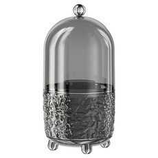 Red Cabinet 彩妝刷具收納整理盒 BRP042, 圓點灰, 1個