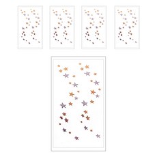 Gelluna 星星亮點自助紋身貼紙, 5個, T-31