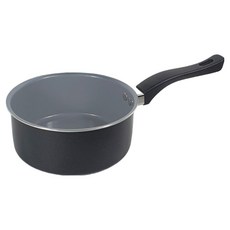 OSBEL 陶瓷單柄鍋, 20cm, 黑色, 1個
