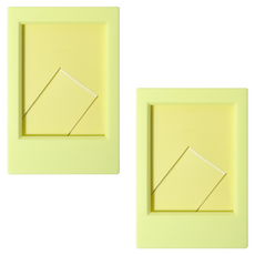 拍立得迷你經典相框 茶綠色, 2個