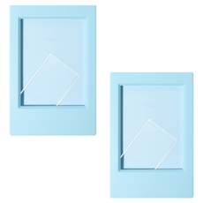 拍立得迷你經典相框 2入 天藍色, 2個