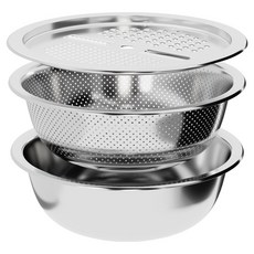 퀸센스 채칼 + 믹싱볼 + 채반, 1세트