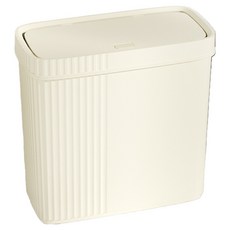 Ilsangsokbanzzak 一鍵式方形垃圾桶, 奶油白