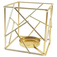 Laventia 浪漫方形燭台 類型3, 金色