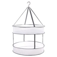 원이네 접이식 다용도 빨래 건조 걸이 2단, 그레이