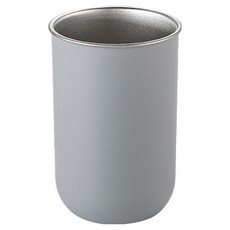 hillo Easy 304不鏽鋼基本漱口杯, 灰色, 1個