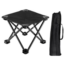 비긴투올 牛津布摺疊椅 便攜式露營椅 大型, 1個, 黑色